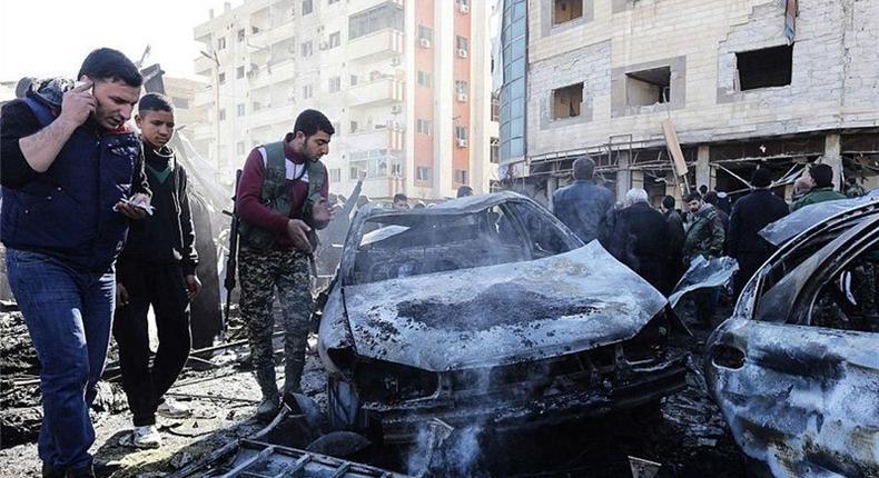 Car bomb near Damascus kills six people 