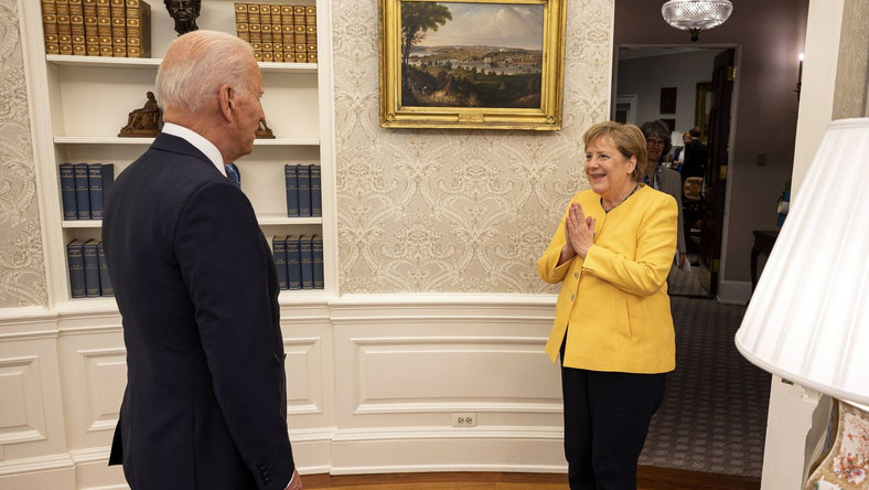 Joe Biden i Angela Merkel