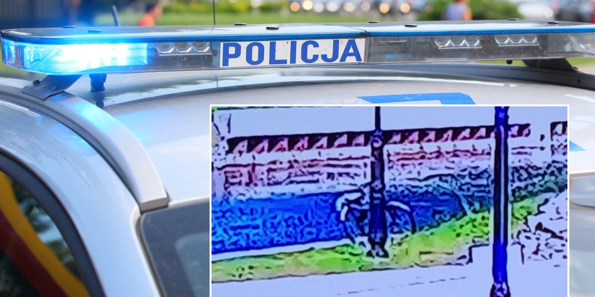 Zgłosił kradzież roweru, policjanci przejrzeli monitoring. Tego się nie spodziewali