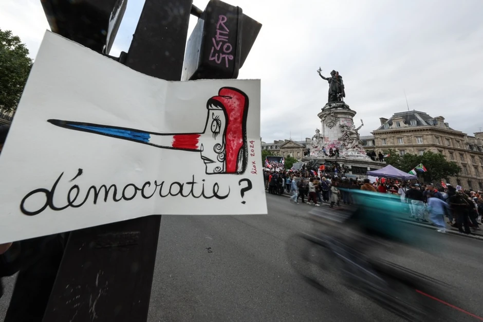 Protest u Parizu protiv RN 3. jula