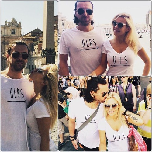 Doda i Emil Haidar w Rzymie