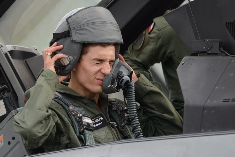 Kamil Stoch leciał myśliwcem F-16