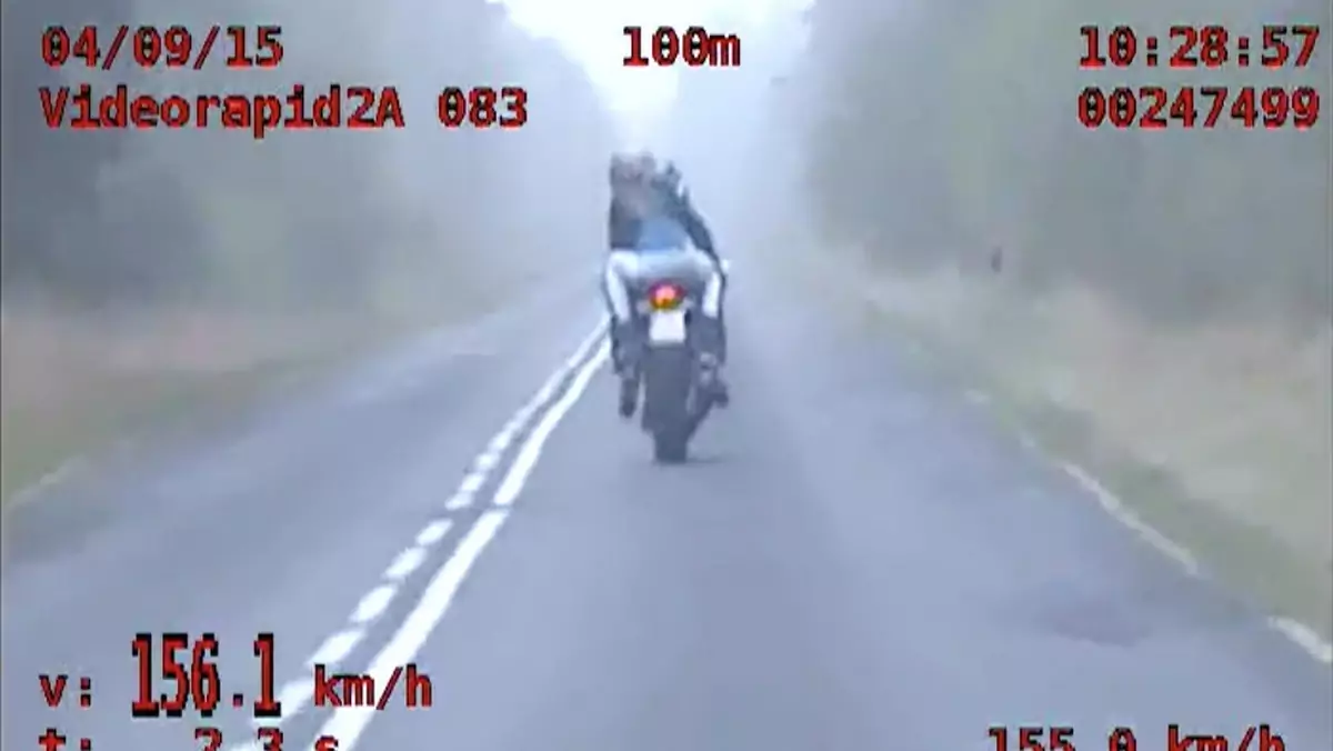 160 km/h na motocyklu