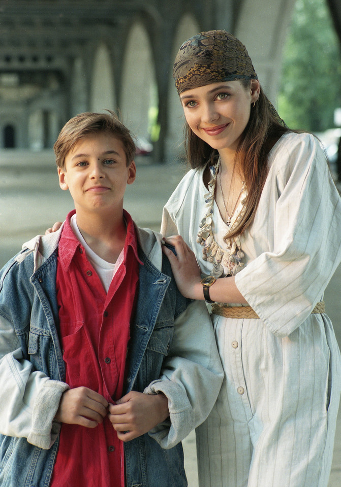 Mateusz Damięcki i Karolina Rosińska (1994 r.)