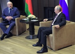 Łukaszenka oskarża Zachód o 'destabilizację'. Putin obiecuje mu wsparcie