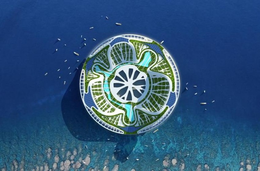 Veštačka ostrva nose morske struje. Na jednom ostvu “Ekopolisa” može da stanuje 50.000 ljudi