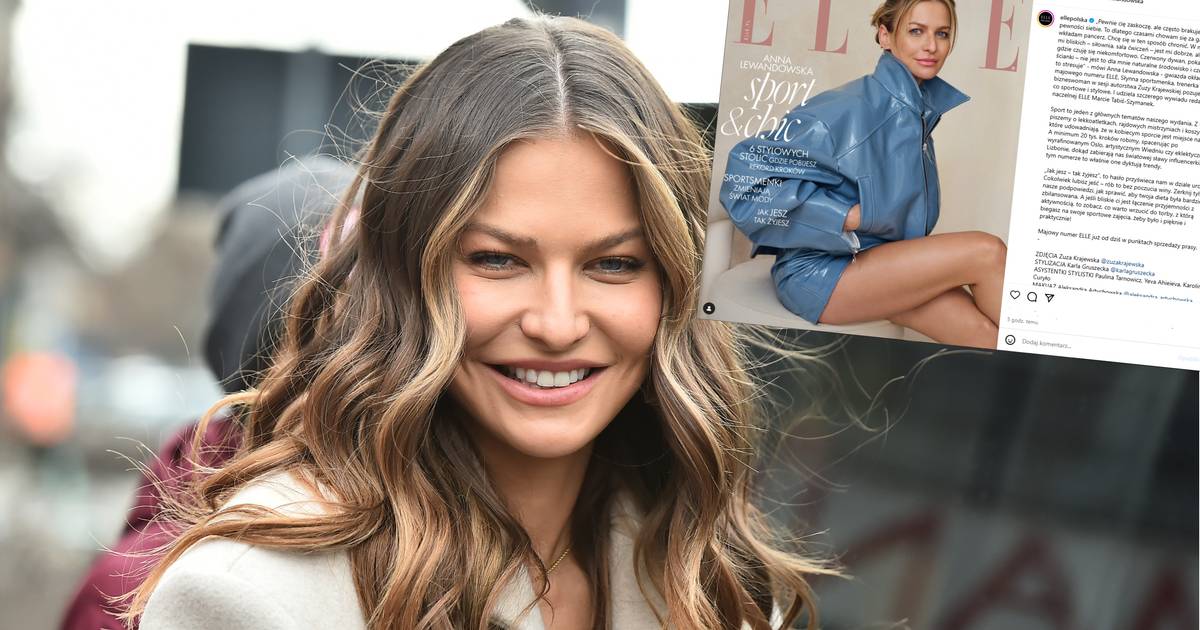Anna Lewandowska na okładce "Elle". Internauci nie mogli jej rozpoznać
