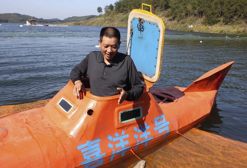 Kinez Tan Jong je napravio podmornicu tešku jednu tonu