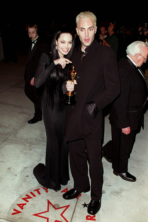 Angelina i James Jolie na Oscarach w 2000 r. 