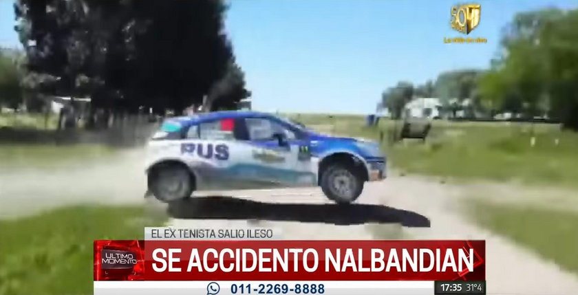David Nalbandian otarł się o śmierć podczas Rajdu Argentyny