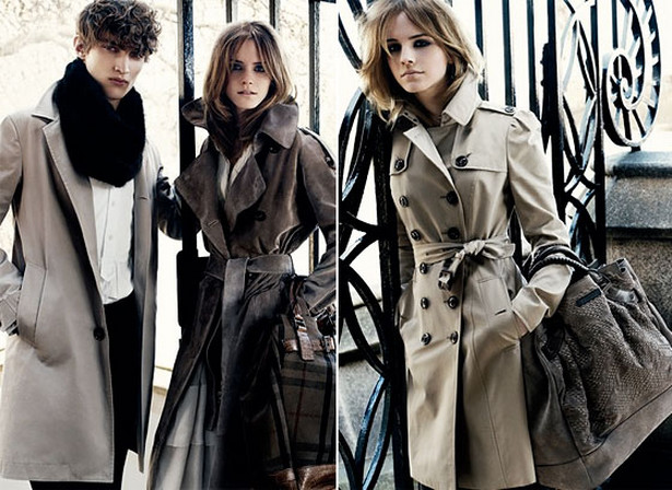 Emma Watson firmuje twarzą markę Burberry