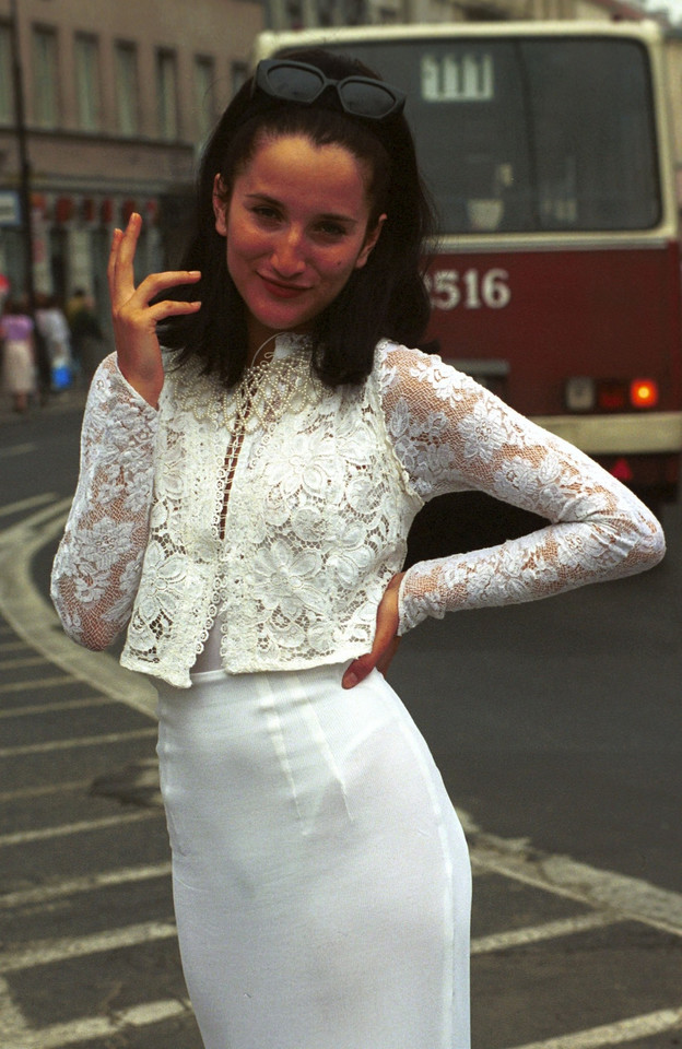 Justyna Steczkowska w 1995 roku