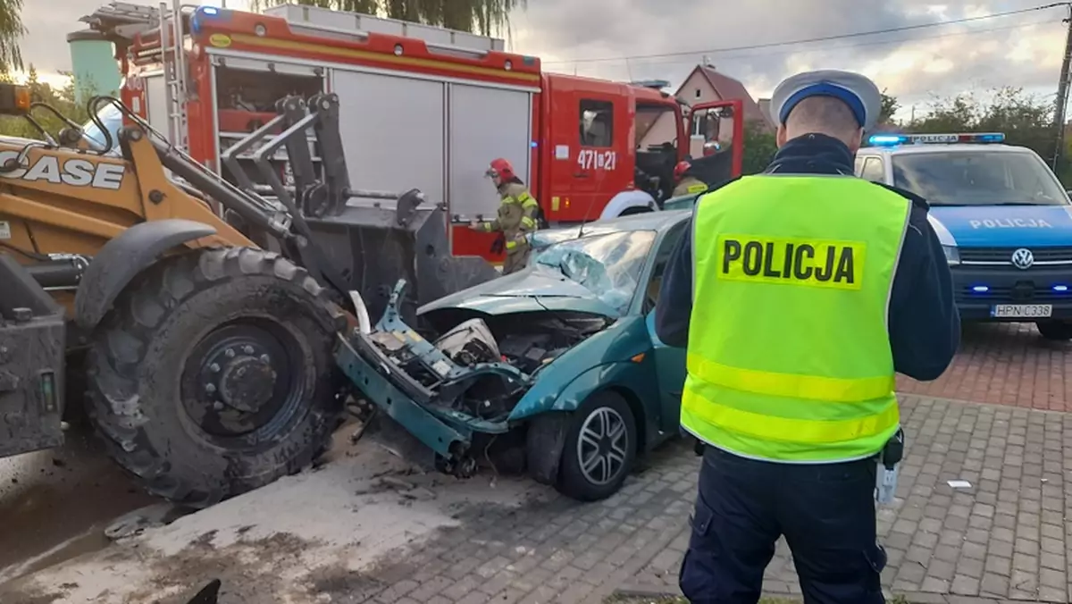 Groźny wypadek w Lęborku