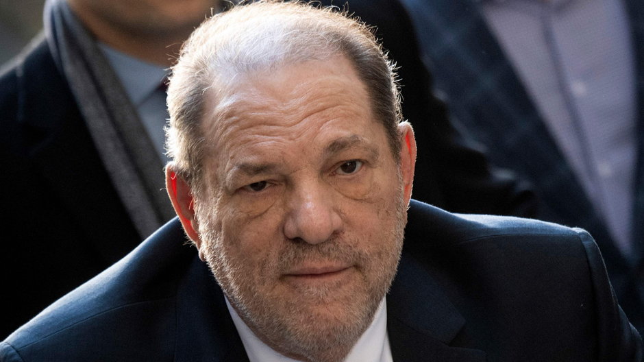 Harvey Weinstein w drodze na proces, luty 2020 r.