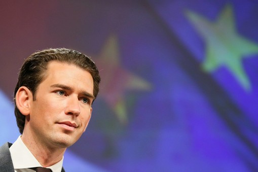 New Austrian Chancellor Sebastian Kurz in Brussels