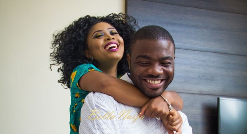 Benita Okojie and Olawale Adeyina prewedding photo