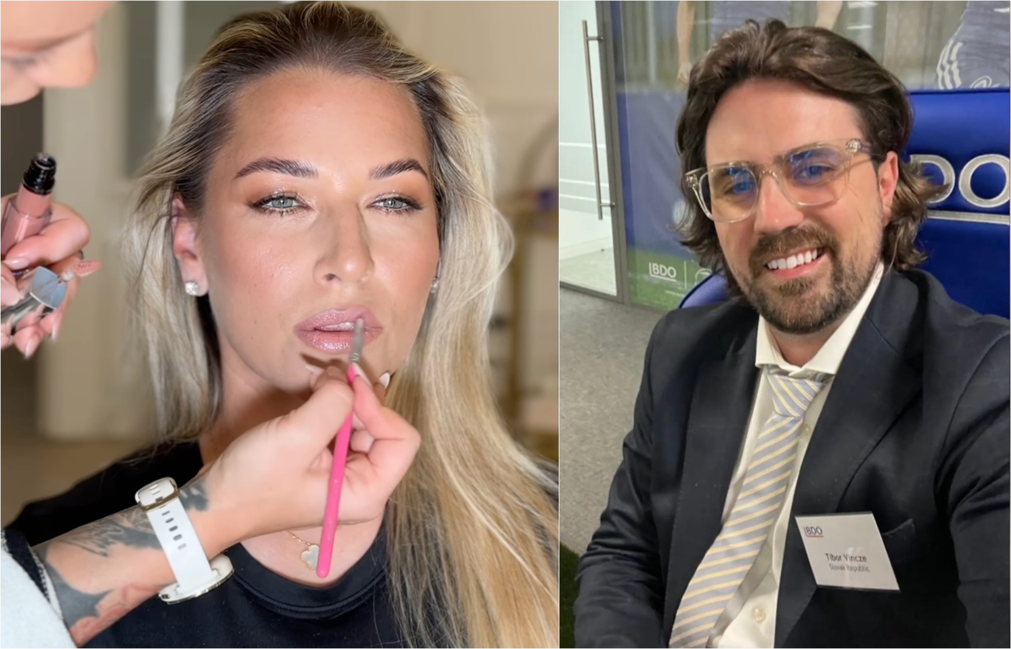 Dominika Navara Cibulková a Tibor Vincze