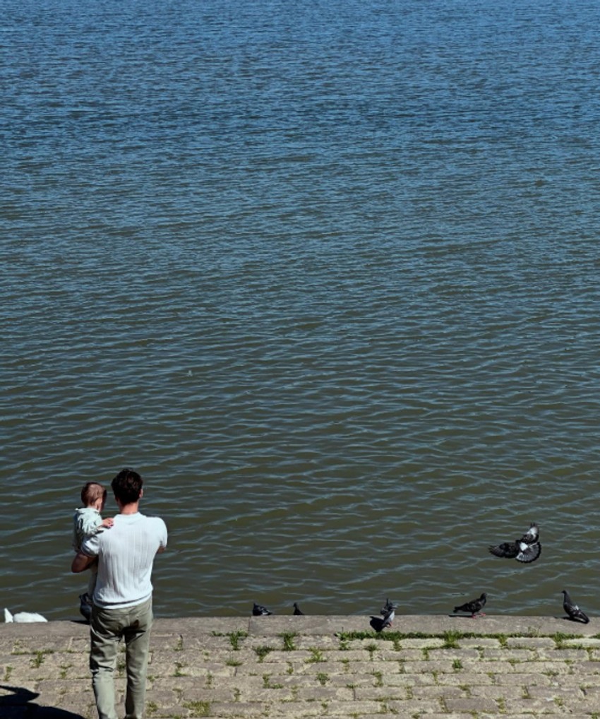 Miloš Biković sa porodicom proslavio Uskrs u Beogradu