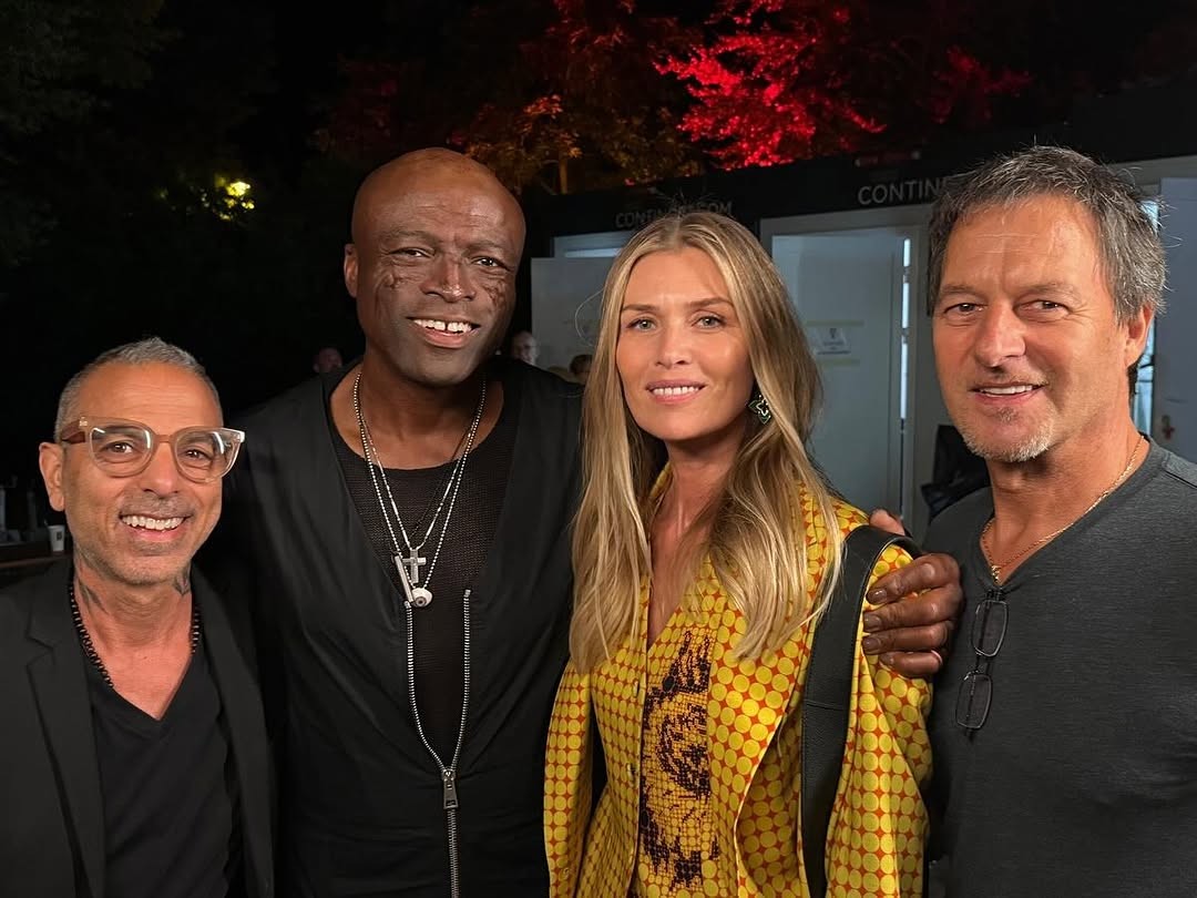 Americký hudobný producent Carmen Rizzo, spevák Seal, Daniela Peštová a Pavol Habera.