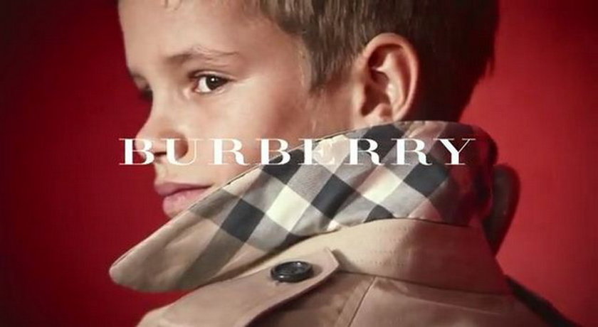 Romeo Beckham dla Burberry