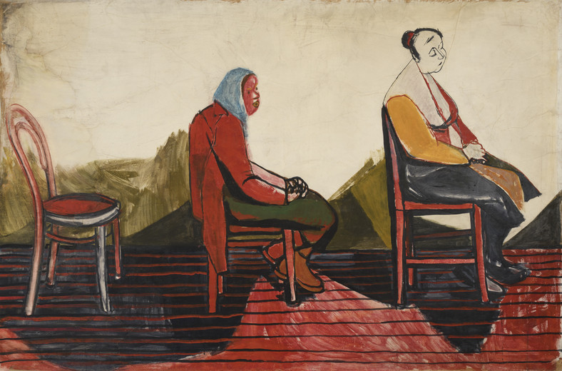 "Kolejka trwa; 1956"