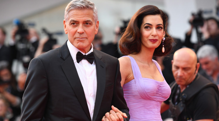George Clooney és Amal Clooney /Fotó: AFP