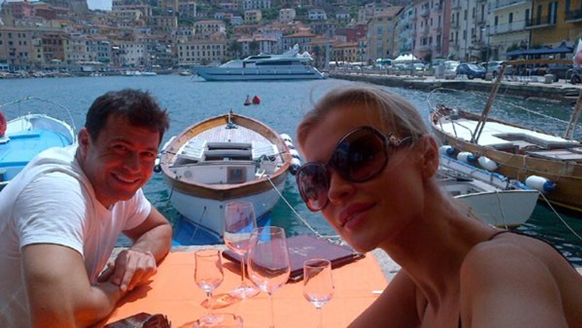 Joanna Krupa i Romain Zago w Positano