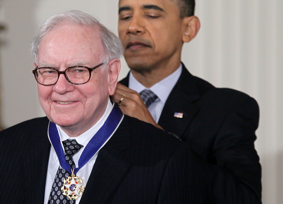 Warren Buffett i Barack Obama