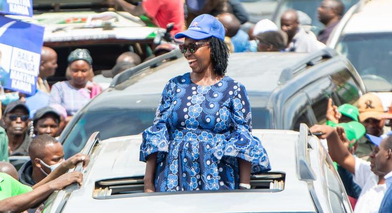 Azimio La Umoja presidential running mate Martha Karua