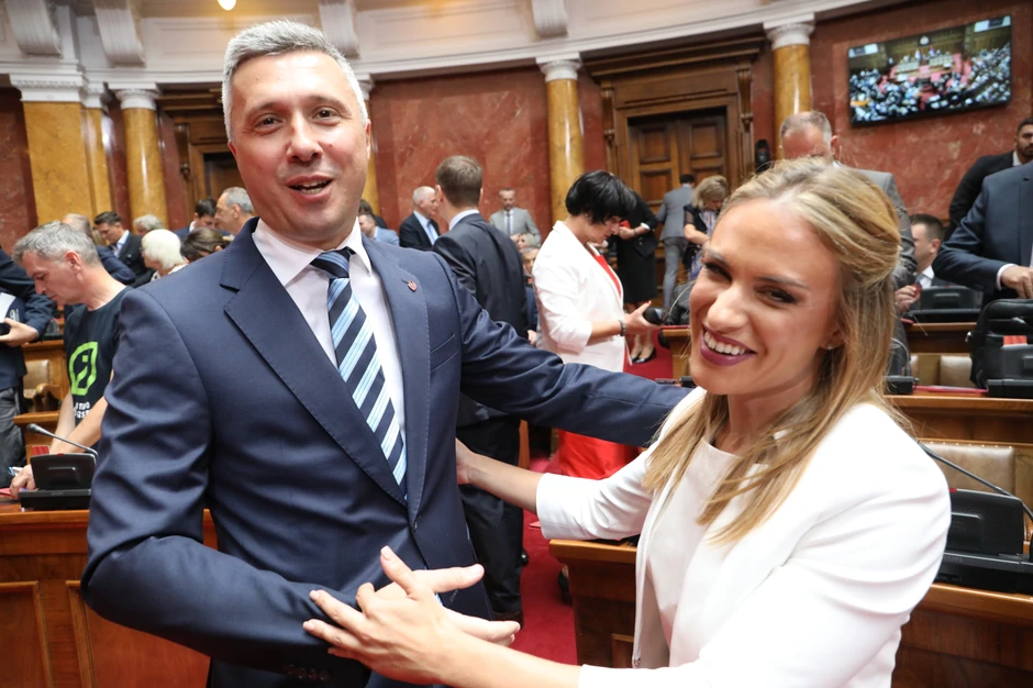 Boško Obradović i Milica Đurđević Stamenkovski