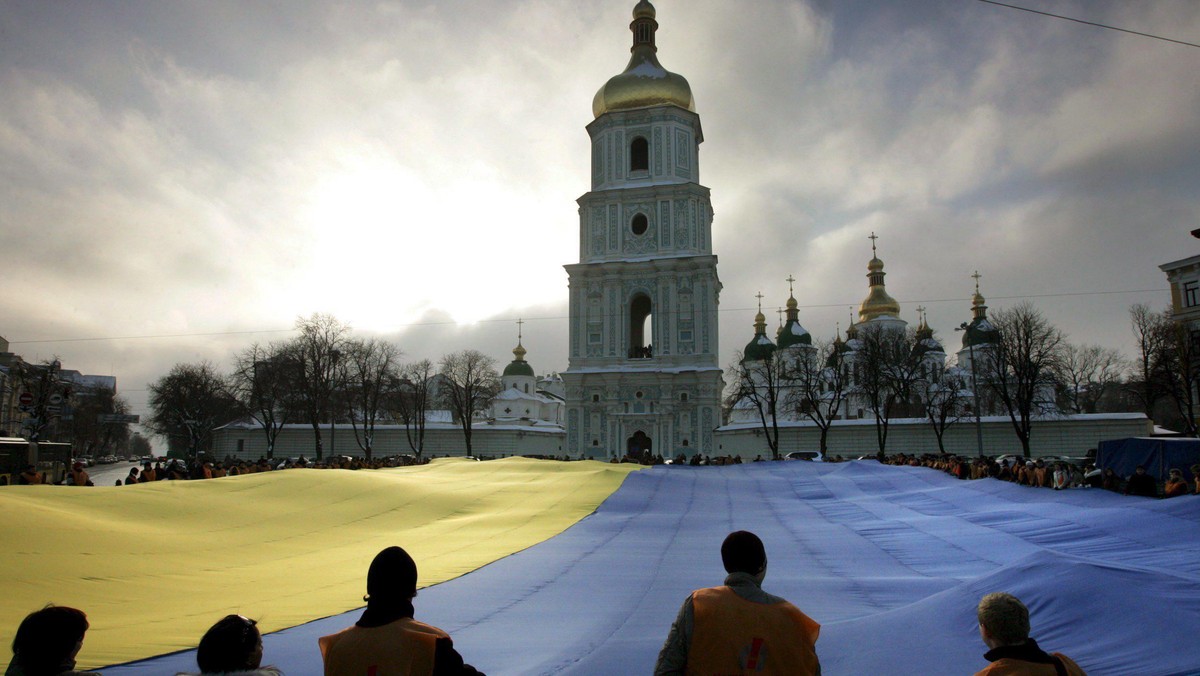 UKRAINA TRZECIA ROCZNICA POMARACZOWEJ REWOLUCJI