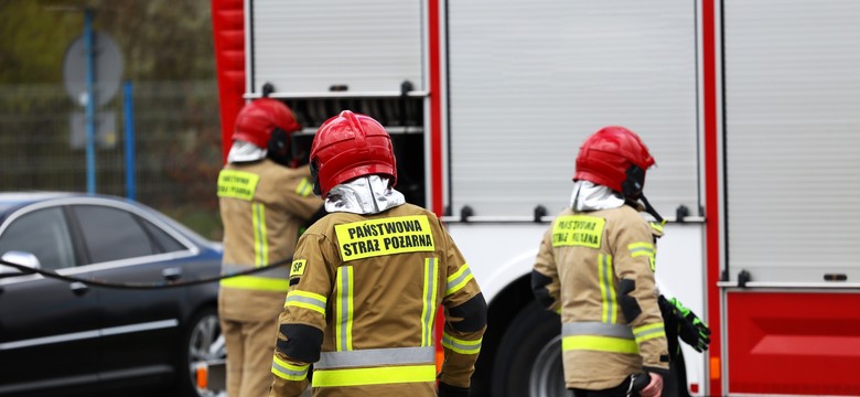 Ogromny pożar hotelu na Mazowszu. 140 strażaków w akcji