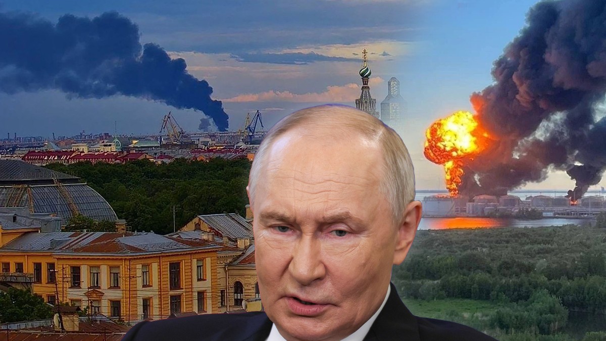 Ukrajinski napad na Sankt Peterburg