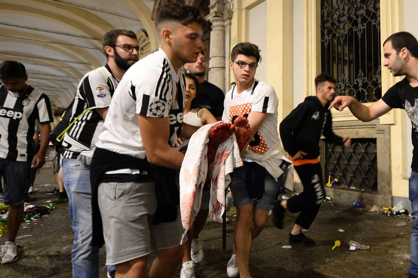 Wybuch ataku paniki w Turynie