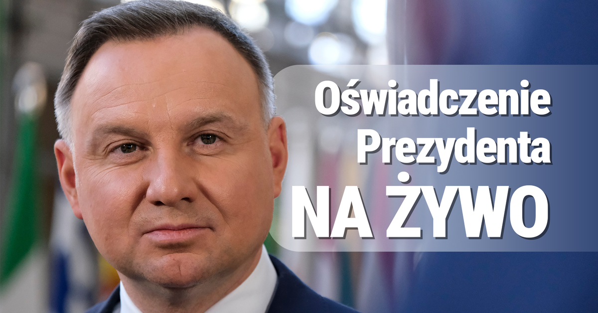  Oświadczenie Andrzeja Dudy po posiedzeniu Rady Gabinetowej. Jestem zadowolony z tego spotkania