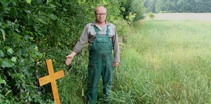 Skandal! Niemcy postawili mi krzyż na polu!