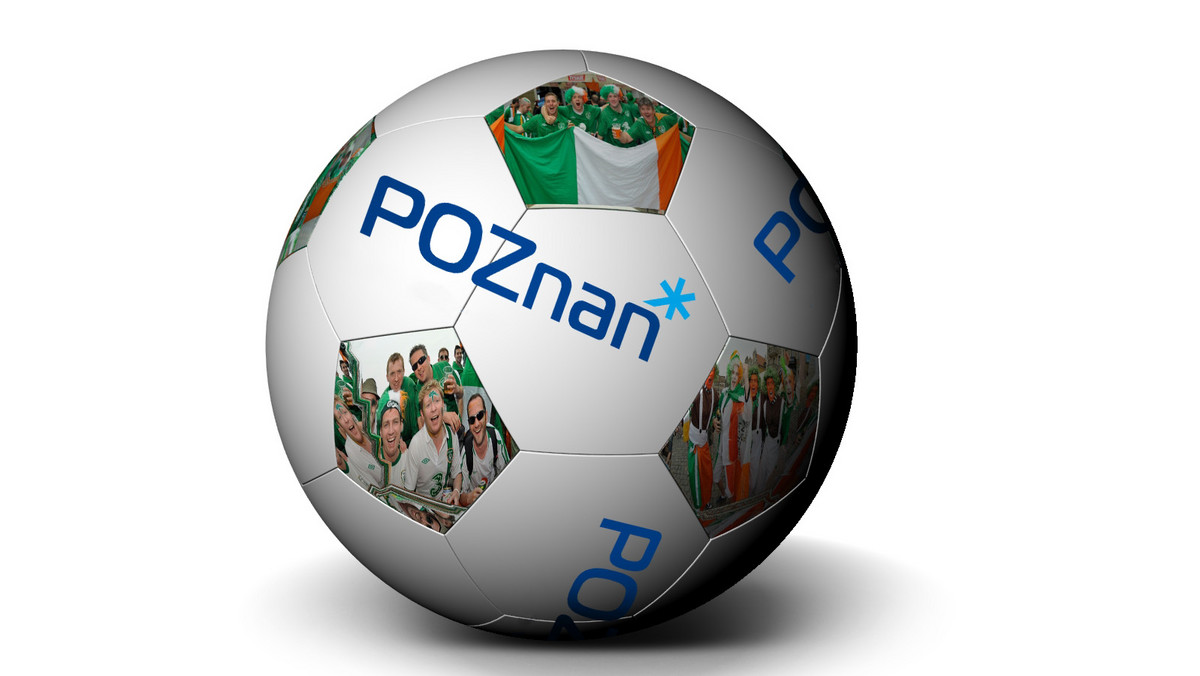 Podczas towarzyskiego spotkania piłkarskiej reprezentacji Polski i Irlandii, w Dublinie stanie olbrzymia piłka. Każdy kibic będzie mógł na niej zamieścić swoje pozdrowienia dla mieszkańców Wielkopolski.