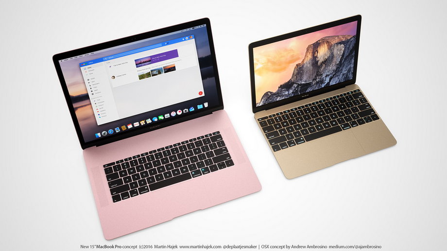 Another question is what colors it will come in — likely Space Grey, Gold, and Silver, like the iPhone and the 12-inch MacBook. But could it come in Rose Gold as well? Pricing is up in the air, but don't expect these new MacBooks to come cheap (The current 12-inch MacBook starts at $1299).