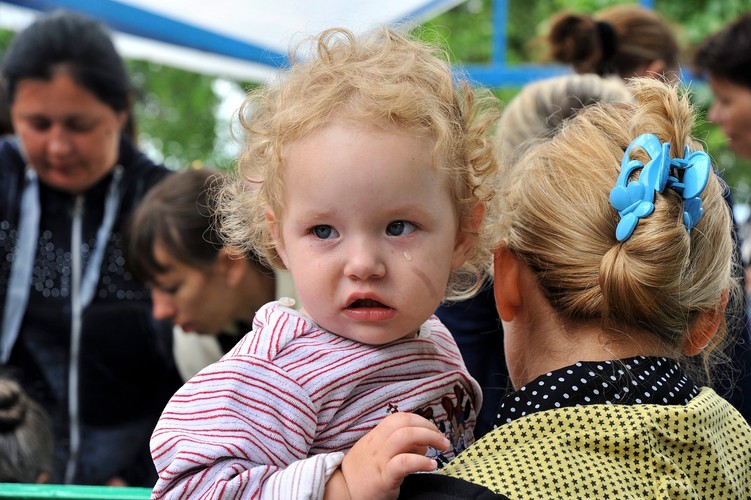 Uchodźcy ze wschodniej Ukrainy trafili do Rostowa nad Donem w Rosji