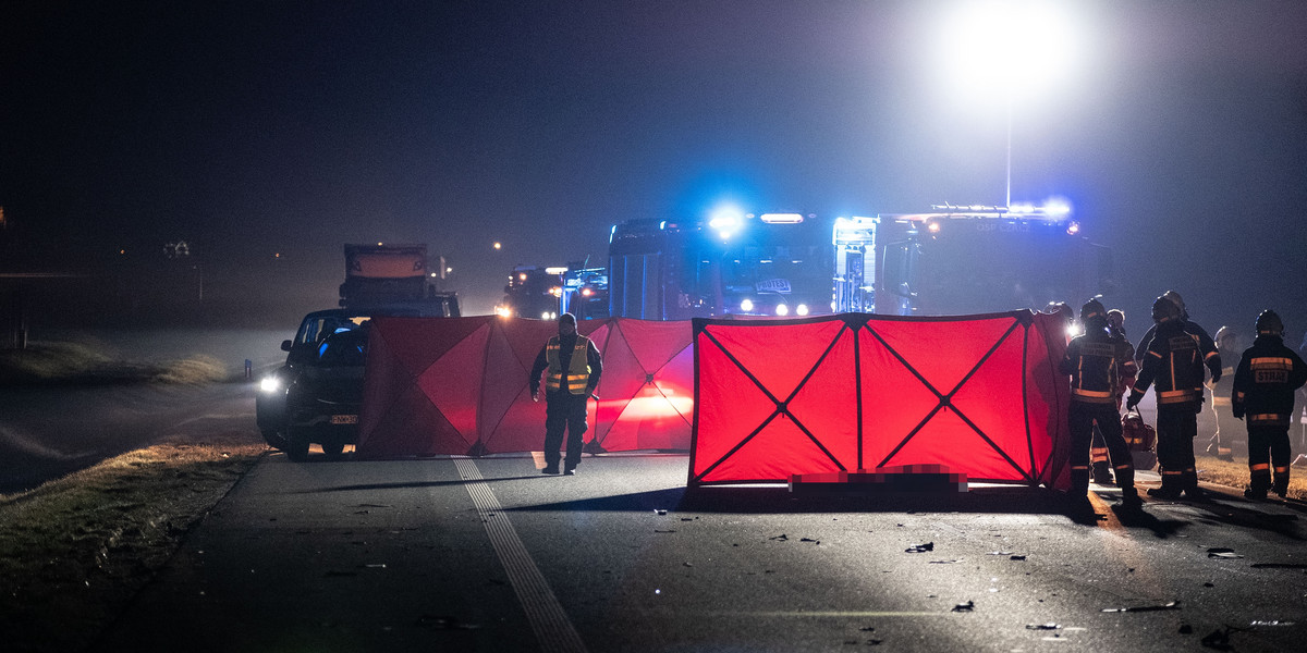 Do tragedii doszło we wtorek wieczorem na drodze S5 między Śmiglem a Kościanem.