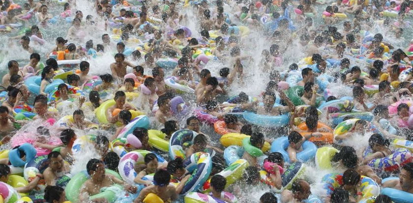 Tak się kąpią w Chinach. Zdjęcia