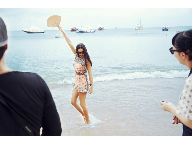 Adriana Lima w kampanii Vogue Eyewear wiosna/lato 2015