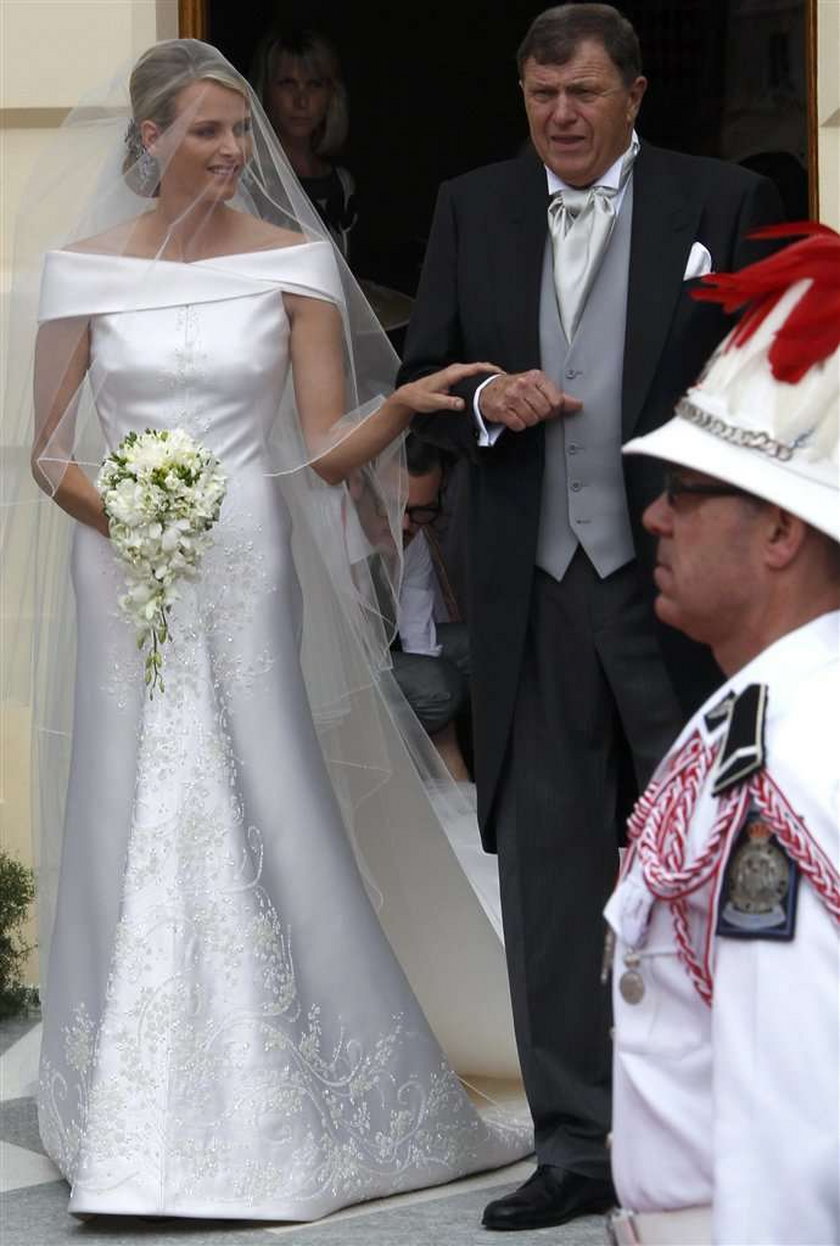Ślub księcia Monako. Suknia panny młodej...
