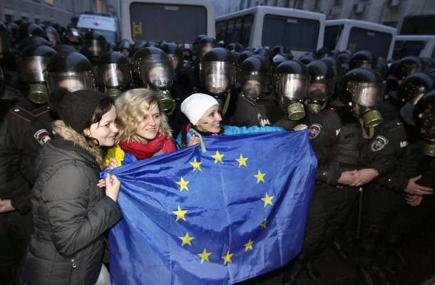 UKRAINE EU PROTESTS