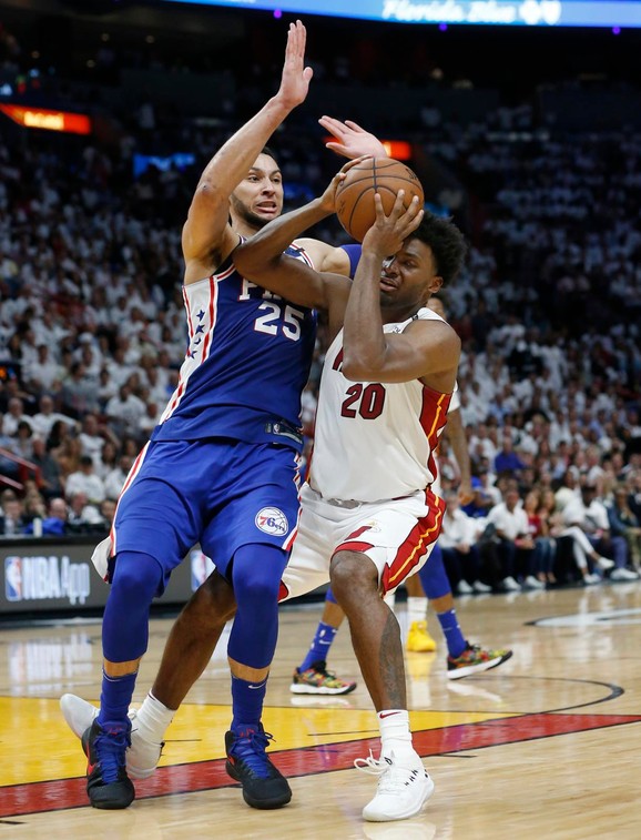 Detalj sa meča između Majamija i Filadelfije