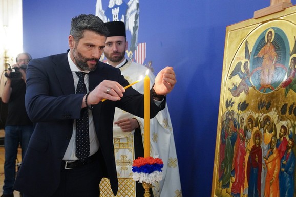 (FOTO) Četvrtu godinu zaredom u Starom dvoru gradonačelnik Šapić obeležio slavu Grada Beograda - Spasovdan