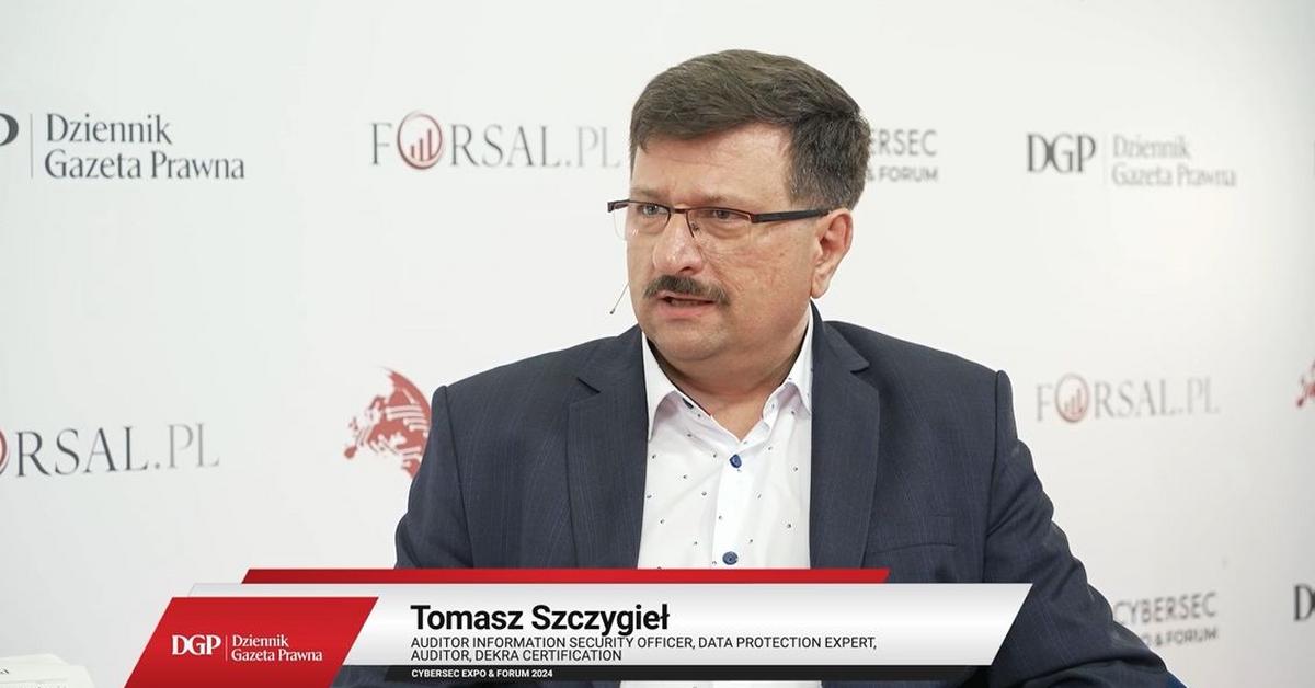  Cyberbezpieczeństwo firm: wyzwania i strategie - rozmowa z Tomaszem Szczygieł z firmy Dekra podczas CYBERSEC CEE EXPO & FORUM 20