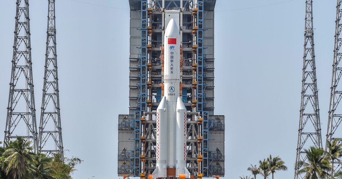 China is set to launch the first piece of its new space station on ...