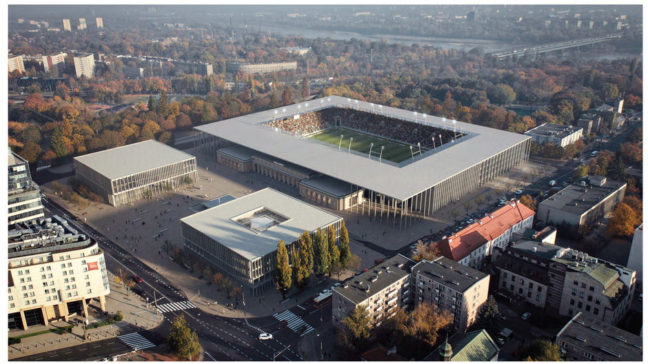 Wizualizacja stadionu Polonii