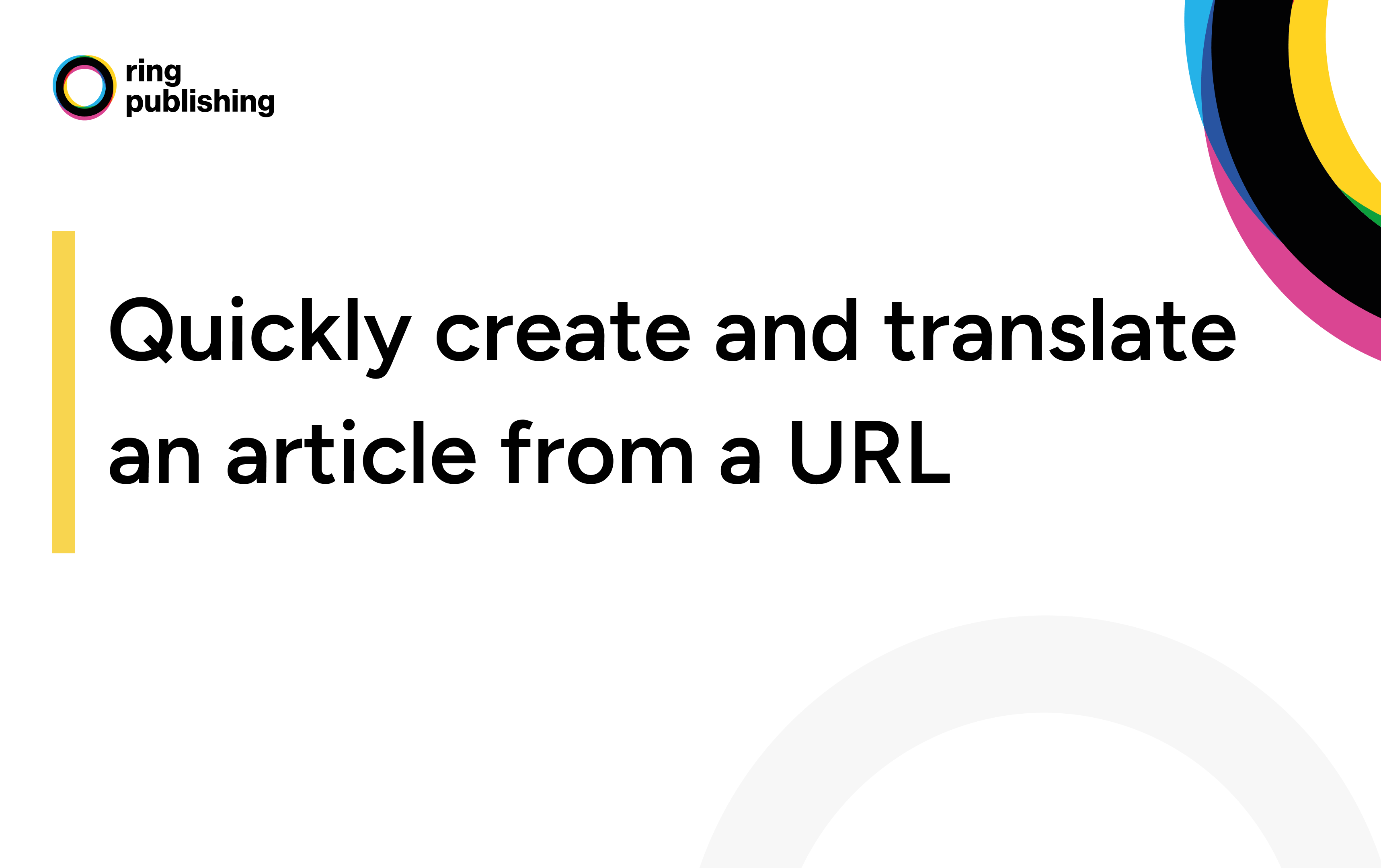 Creating article from existing URL